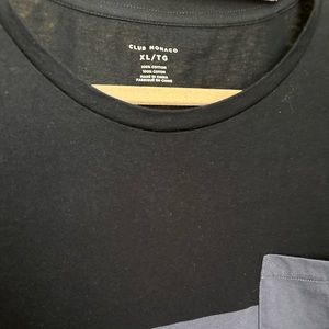 Club Monaco - short sleeve tee with pockets two color
